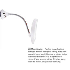 SunplusTrade Miroir col de cygne flexible pour positionnement facile.