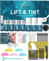 SUNSENT Lash Lift Kit 4 en 1 – emballage élégant prêt à l'emploi pour salon ou domicile