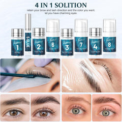 SUNSENT Lash Lift Kit 4 en 1 – résultat naturel et regard plus ouvert