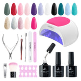 SUNUV SUN2C kit vernis gel et lampe UV pour des poses rapides et nettes.