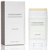 Super Natural Goods Underarmed unscented deodorant stick ready for daily use, smooth application