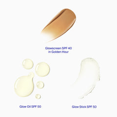 Supergoop! Glow Stick 50, baton-brillant portable pour un éclat rapide.