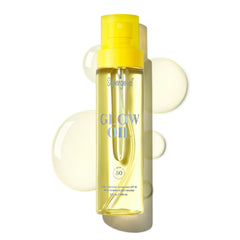 Supergoop Glow Oil — bouteille prête à hydrater et protéger la peau.