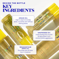 Supergoop Glow Oil — texture légère qui pénètre rapidement et offre douceur.