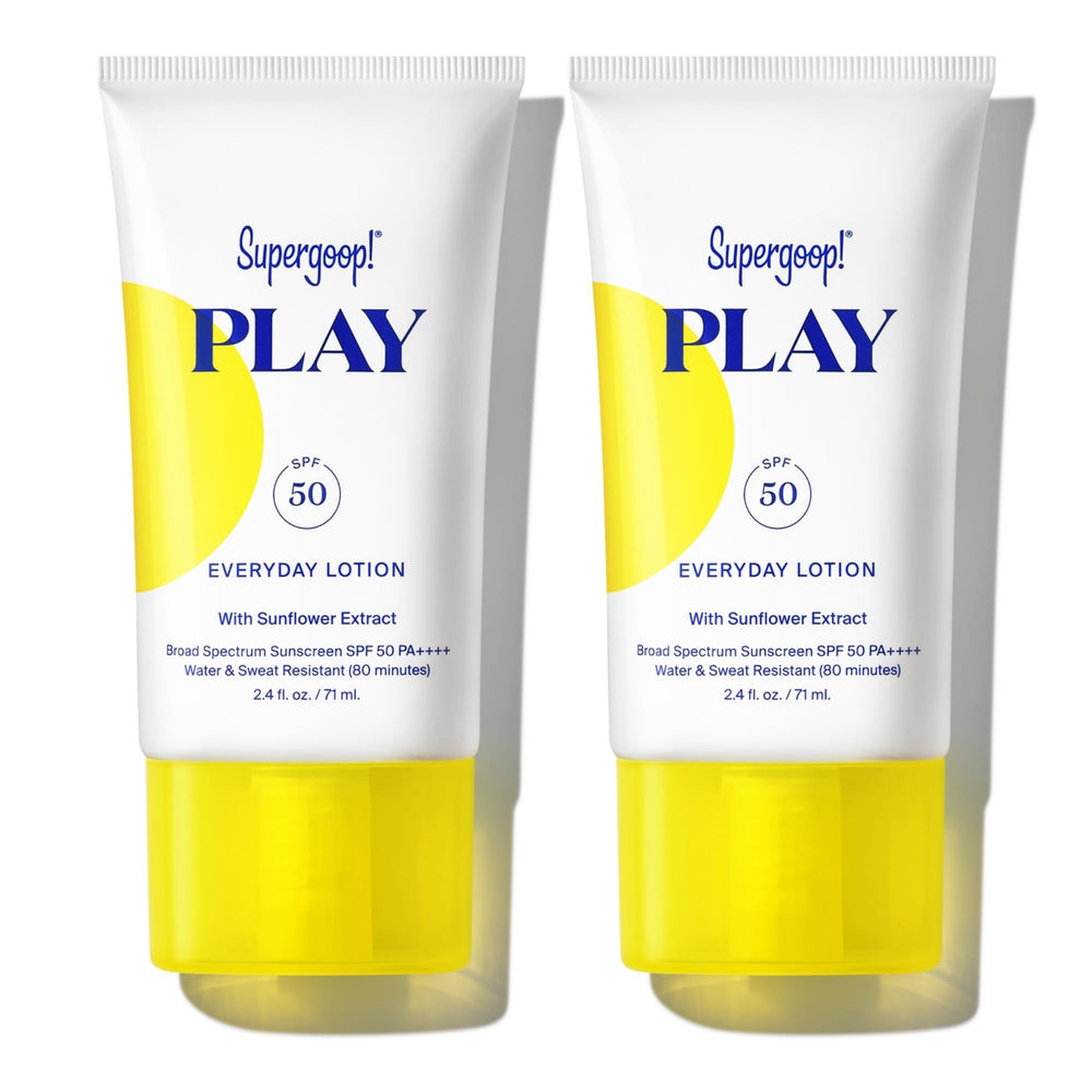Supergoop PLAY écran solaire visage et corps, bouteille 70 ml, protection légère.
