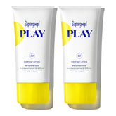 Supergoop! PLAY Everyday SPF50—bouteille et protection légère pour visage et corps.
