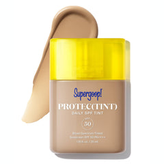 Supergoop Protec(tint) - Bouteille prête à protéger et lisser la peau.