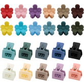 Pinces fleurs miniatures SuPoo pour cheveux, parfaites pour égayer les coiffures.