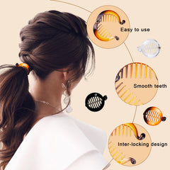 Pinces-banane-double-face Suptizizkz assurant une coiffure qui tient toute la journée.