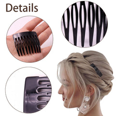Suptizizkz pinces françaises latérales tortue, garantissent chignon durable et élégant.