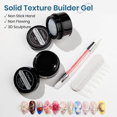 Gel d extension perle blanc SUPWEE pour une finition élégante