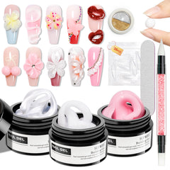 Gel SUPWEE 3D perle blanche pour extensions à domicile