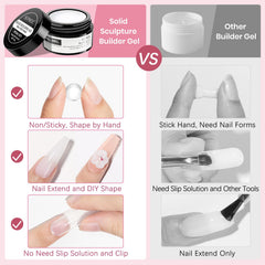 SUPWEE Kit accessoires ongles : outils complets pour décorations à domicile.