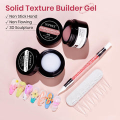 Kit Supwee extension 3D pour ongles, tout-en-un pour débutants.