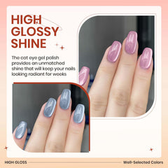 Bâton magnétique double-face SUPWEE pour motifs cat-eye sur ongles.