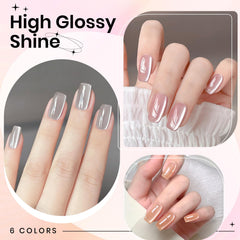 Gros plan sur le vernis SUPWEE œil de chat Purple Glitter, effet œil de chat visible.