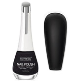 SUPWEE vernis noir, effet mat et séchage rapide pour un look élégant.