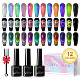 SUPWEE vernis œil-de-chat couleur 01, effet profond et brillant.