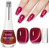 SUPWEE vernis œil de chat rose, effet rapide et durable.
