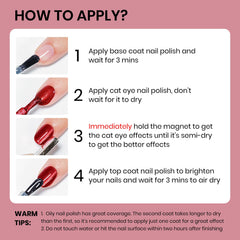 Vernis SUPWEE À base d'huile pour tenue longue durée.