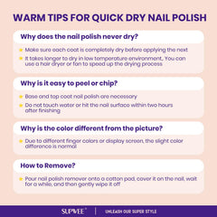 SUPWEE Vernis ongles holographique, effet perle pour un look élégant.