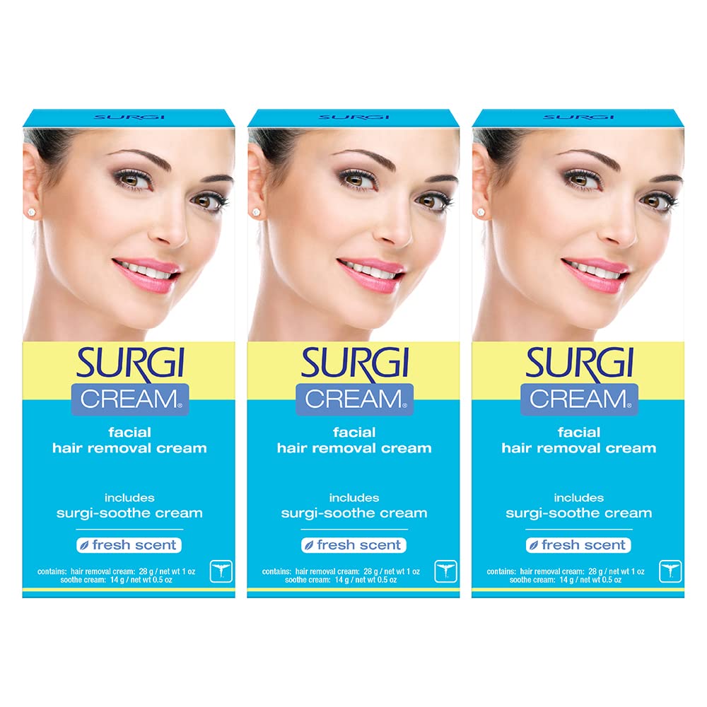 Surgiwax Crème dépilatoire visage — application facile sur le visage pour une peau nette.