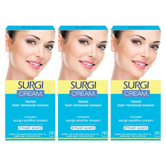 Surgiwax Crème dépilatoire visage — application facile sur le visage pour une peau nette.