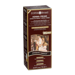 Surya Brasil Henna Crème Chocolat – kit prêt à l’emploi pour retouches à domicile.