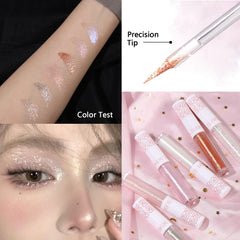 SUSIKEKI Ombre liquide paillettes Étoile brillante pour un regard glamour et durable.