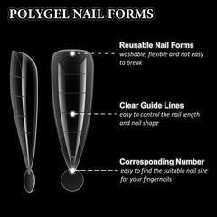 SUTOKAKA clips ongles 6 pièces pour maintenir les formes lors du durcissement.