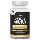 SUUDUUL Root Revive bouteille de gélules; soutien potentiel pour cheveux plus épais.