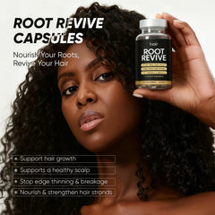 SUUDUUL Root Revive gélules en gros plan pour routine capillaire.