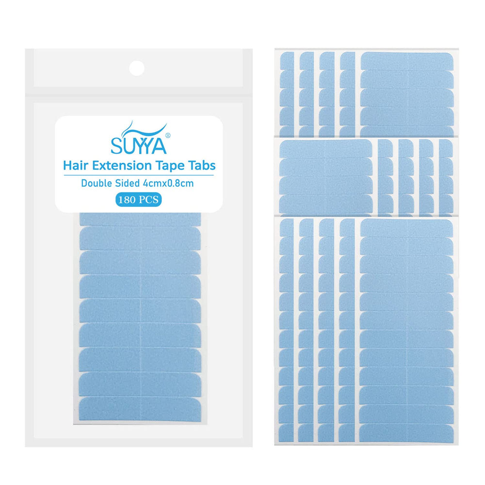 SUYYA ruban adhésif pour extensions capillaires bleu – maintien discret et durable