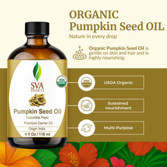 SVA ORGANICS huile pépins courge visage hydratation légère