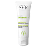 SVR Sebiaclear Hydra — flacon-pompe crème visage, apaisante et hydratante pour peau sensible acnéique.