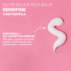 SVR Sensifine Nutri Balm sans parfum pour peaux sensibles et réactives.