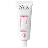 SVR Sensifine Nutri Balm texture pommade qui fond pour hydrater durablement la peau.