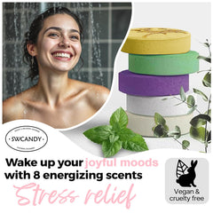 SWCANDY bombes douche emballage cadeau élégant, prêt à offrir.