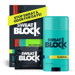 SweatBlock kit en emballage prêt a l emploi montre le packaging