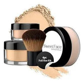 Sweet Face Minerals fondation poudre libre translucide matte pour une couvrance naturelle.