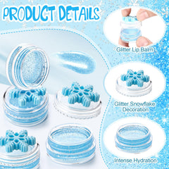 Swiffen gloss lèvres bleu pailleté prêt à appliquer