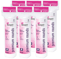 Swisspers disques coton premium face gaufrée pour un nettoyage doux