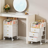 SWTYMIKI chariot maquillage vue haute - rangement pratique au quotidien.