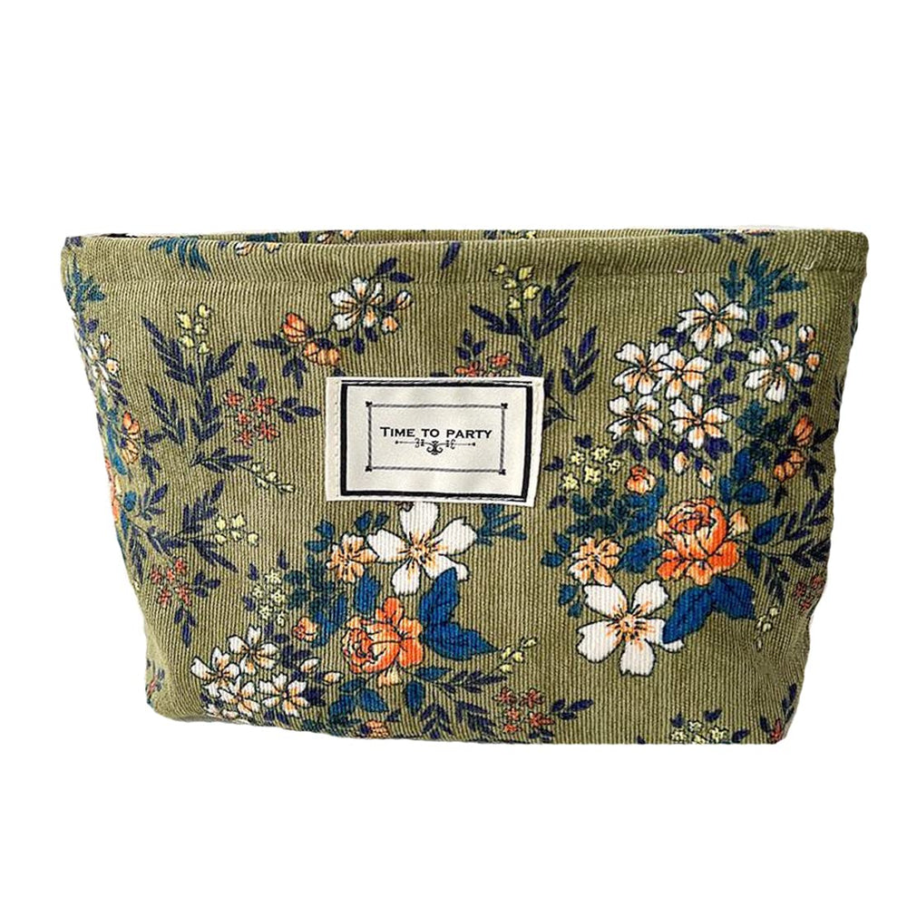 SxoSyo sac maquillage au design relief romantique, élégant et pratique pour le voyage.