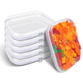 SXS LACONIC étui transparent ouvert avec double zip, pratique pour trouver rapidement vos objets.