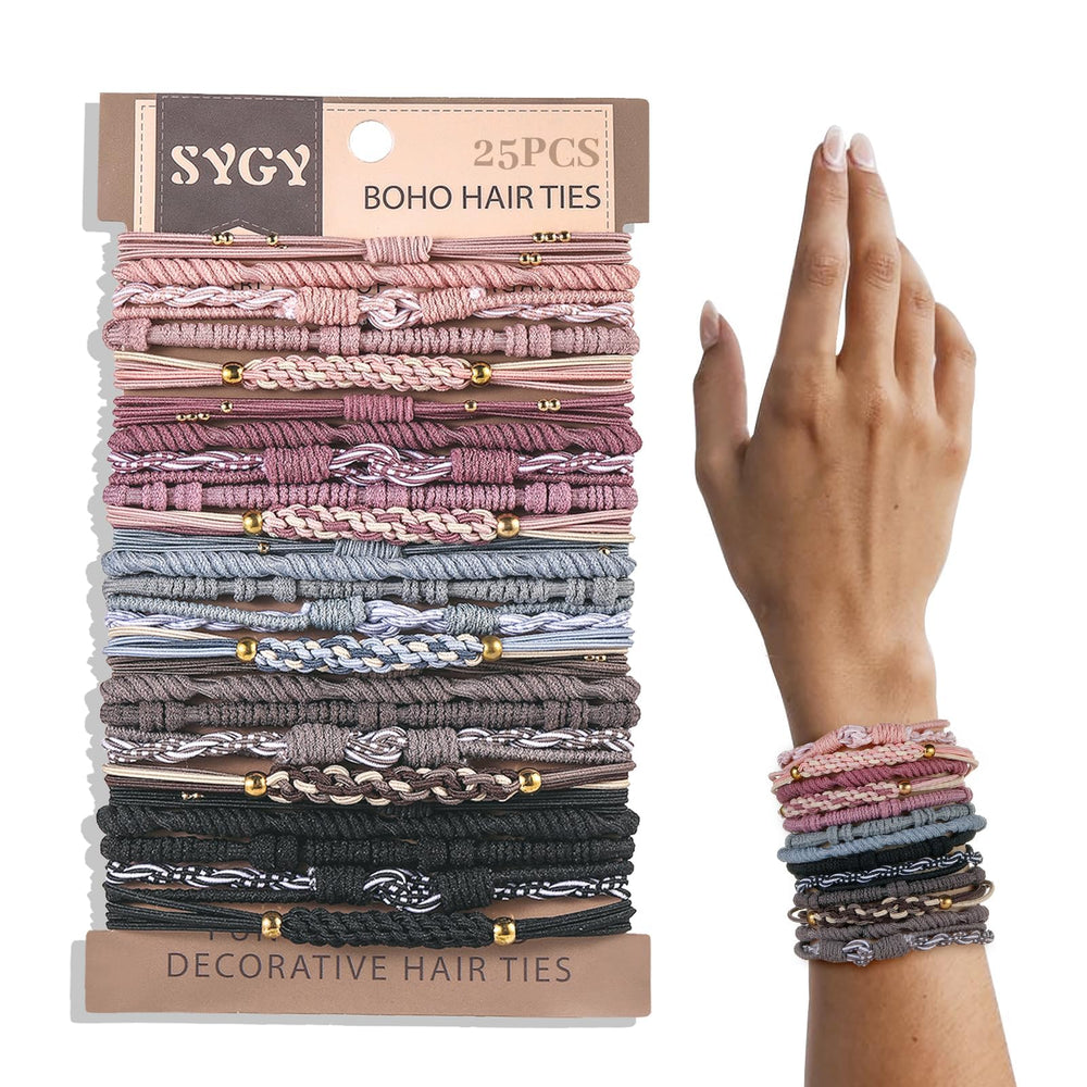 SYGY bandes-cheveux boho ensemble 5 styles pour varier le look.