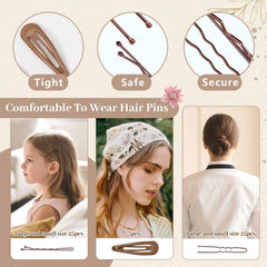 SYGY pinces-coiffure pour sécuriser les mèches sans tiraillement.
