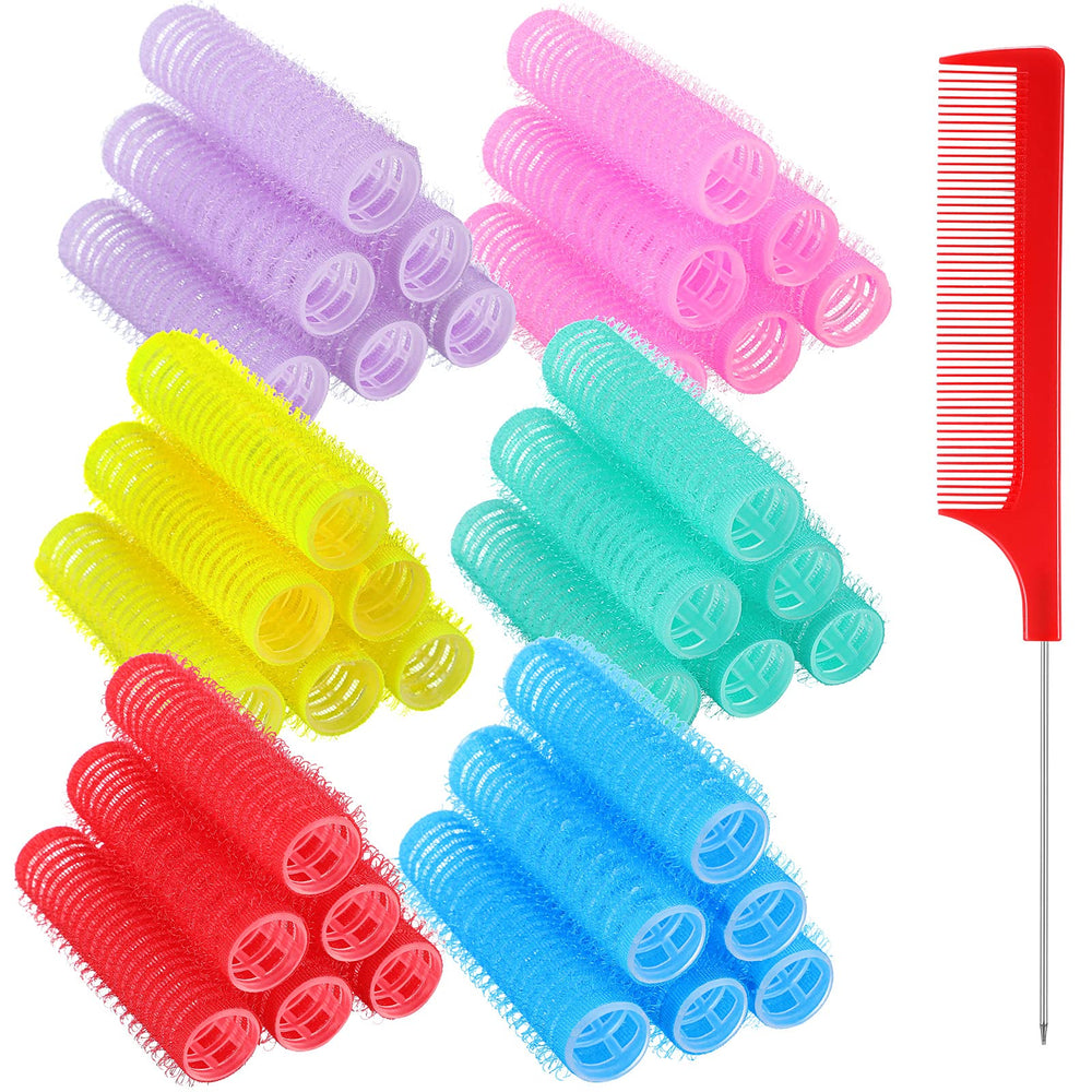 Syhood rouleaux cheveux nylon petit coloris rouge, boucles volumineuses et confortables.