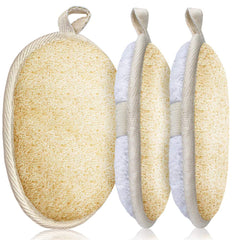 Sysmie pad loofah exfoliant premium 5x7 pour exfolier en douceur