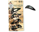 Pinces capillaires tactiques Tacticlip en noir – ensemble quatre pour multi-usages